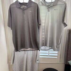 3 Nike polos